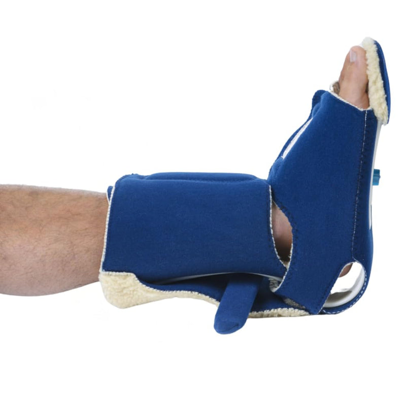 [Australia] - Boot Orthopedic Foot Positioning Boot, Adult – Dark Blue, Fleece Lined for Pressure Relief and Foot Drop Support -CBOOT 