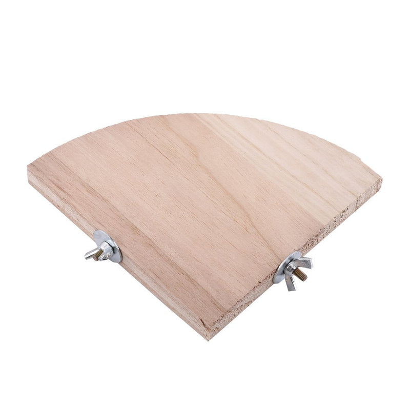 Fdit Bird Wooden Stand Fan Shaped Design for Parrot Cockatiel Parakeet - PawsPlanet Australia