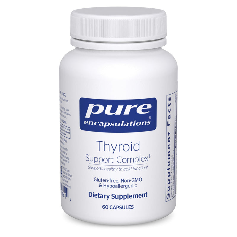 [Australia] - Pure Encapsulations Thyroid Support Complex - Supports Thyroid Health* - Antioxidant Infusion - with Ashwagandha & Iodine - Non-GMO & Vegetarian - 60 Capsules 60 Count (Pack of 1) 