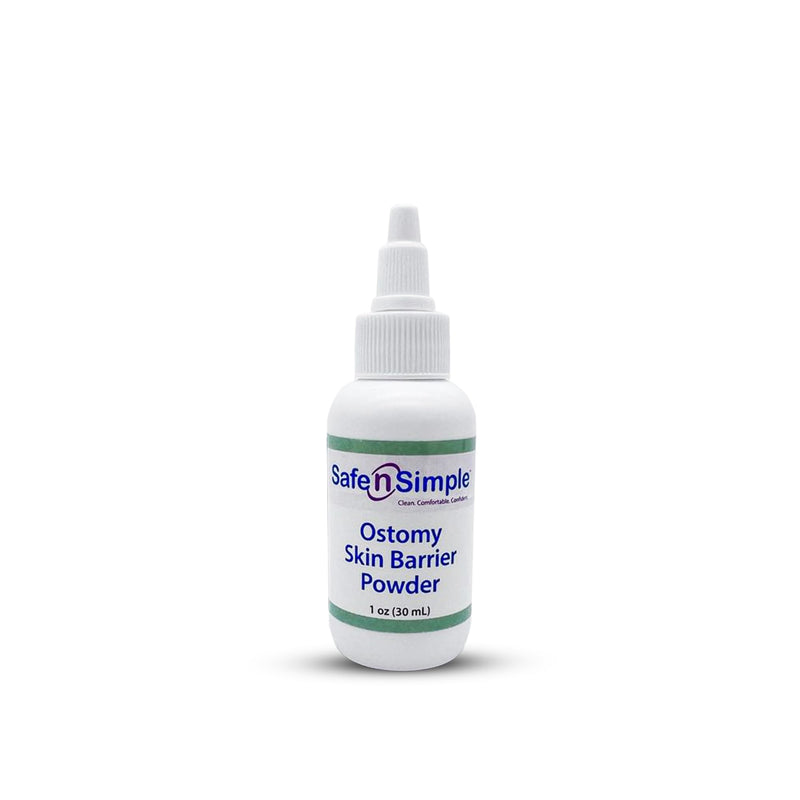 [Australia] - Safe n' Simple Stoma Skin Barrier Powder - 1 oz - Medicated Protective Skin Barrier Powder - Skin Barrier Protection Ostomy Powder Supplies - Stoma Adhesive Powder 1 Fl Oz (Pack of 1) 