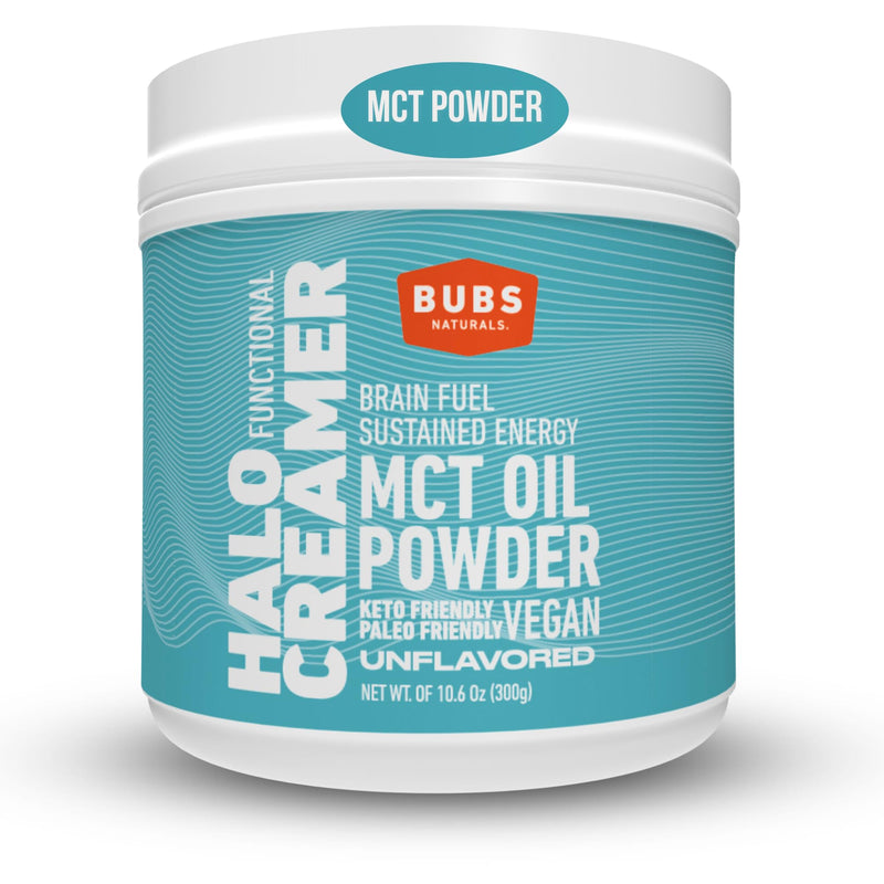 [Australia] - BUBS Naturals MCT Oil Powder - Medium Chain Triglycerides - Keto Vegan & Paleo Friendly - Healthy Coconut Fats + Low Carb - Dairy-Free Energy Source - Perfect for Coffee, Protein Shakes & Baked Goods 10.6 Ounce (Pack of 1) 