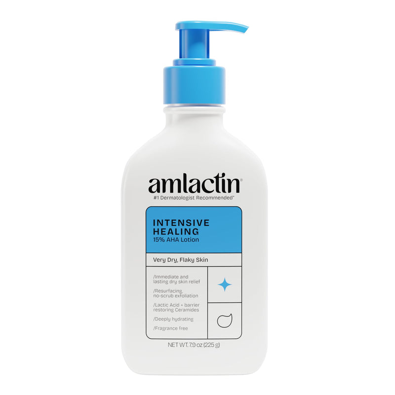 AmLactin Intensive Healing Body Lotion, 15% Lactic Acid, 7.9 oz 7.9 Fl Oz (Pack of 1) Lotion Single