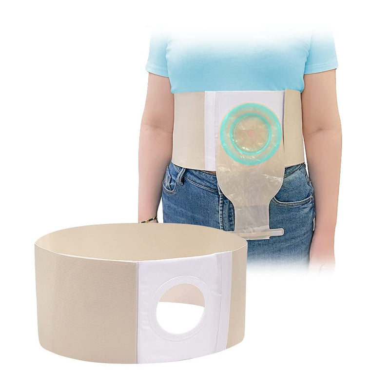 [Australia] - Mybow Ostomy Belt Hernia for Men Women, Urostomy Belt Ostomy Wrap, Stoma Protector, Ileostomy Support Belt, Colostomy Post Operative Abdominal Binder, Hernia Wrap Belt (XL 40-43) X-Large (Pack of 1) 