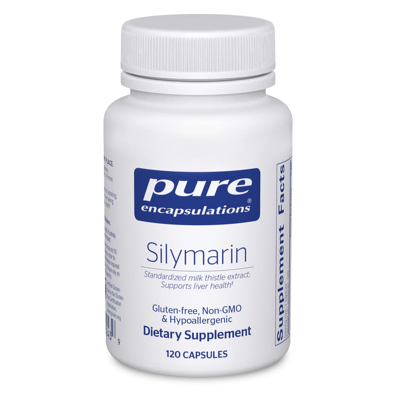 [Australia] - Pure Encapsulations Silymarin - 250 mg Milk Thistle Per Capsule - Liver Health Support - Antioxidants Supplement - Non-GMO & Vegan - 120 Capsules 120 Count (Pack of 1) 