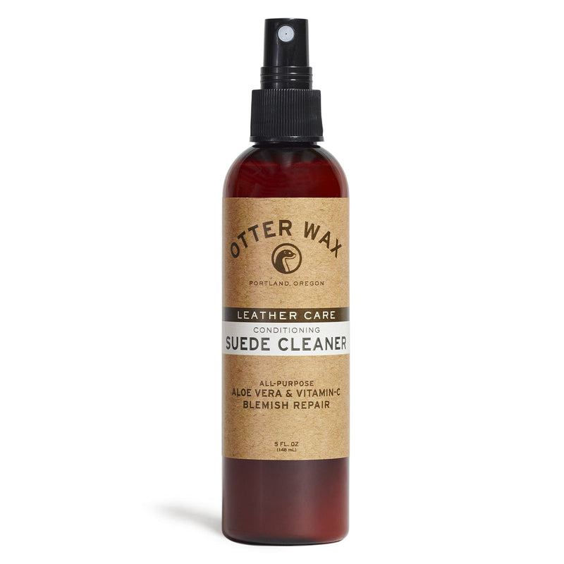 [Australia] - Otter Wax Suede and Nubuck Leather Cleaner | 5oz | All-Natural | Color Safe | All-Purpose Blemish Removal and Surface Conditioner 
