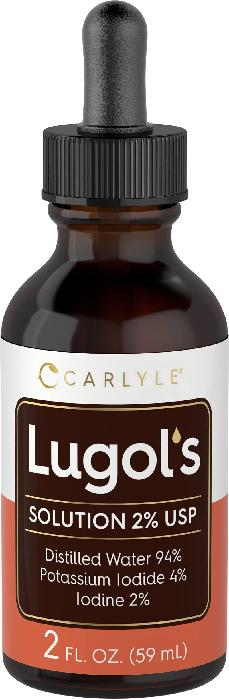 [Australia] - Carlyle Lugols Iodine 2 Percent 2 fl oz | Potassium Iodide and Iodine Solution 2% Liquid Drops 
