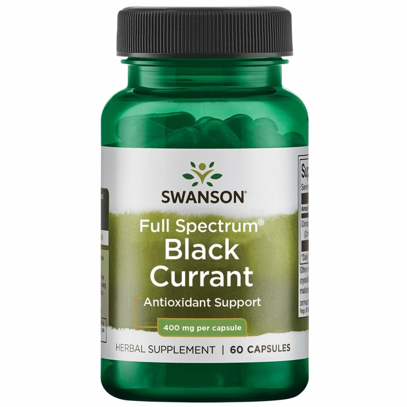 [Australia] - Swanson Full Spectrum Black Currant 400 Milligrams 60 Capsules 