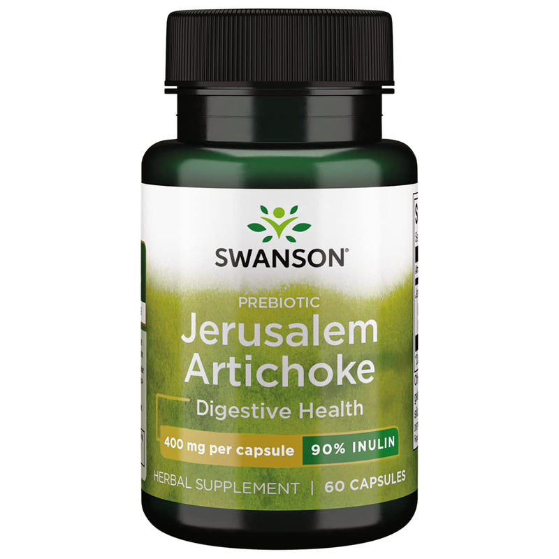 [Australia] - Swanson Full Spectrum Jerusalem Artichoke 400 Milligrams 60 Capsules 