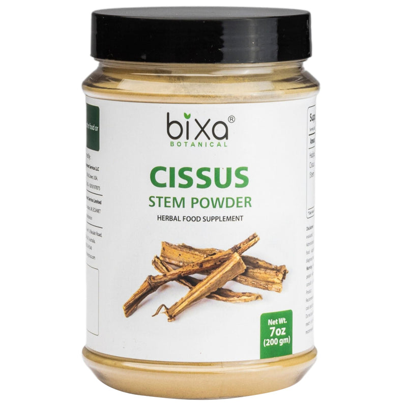 [Australia] - bixa BotanicalCissus Powder (Cissus Quadrangularis/Hadjod) | Ayurvedic Natural Herbal Supplement (7 Ounce (Pack of 1)) 
