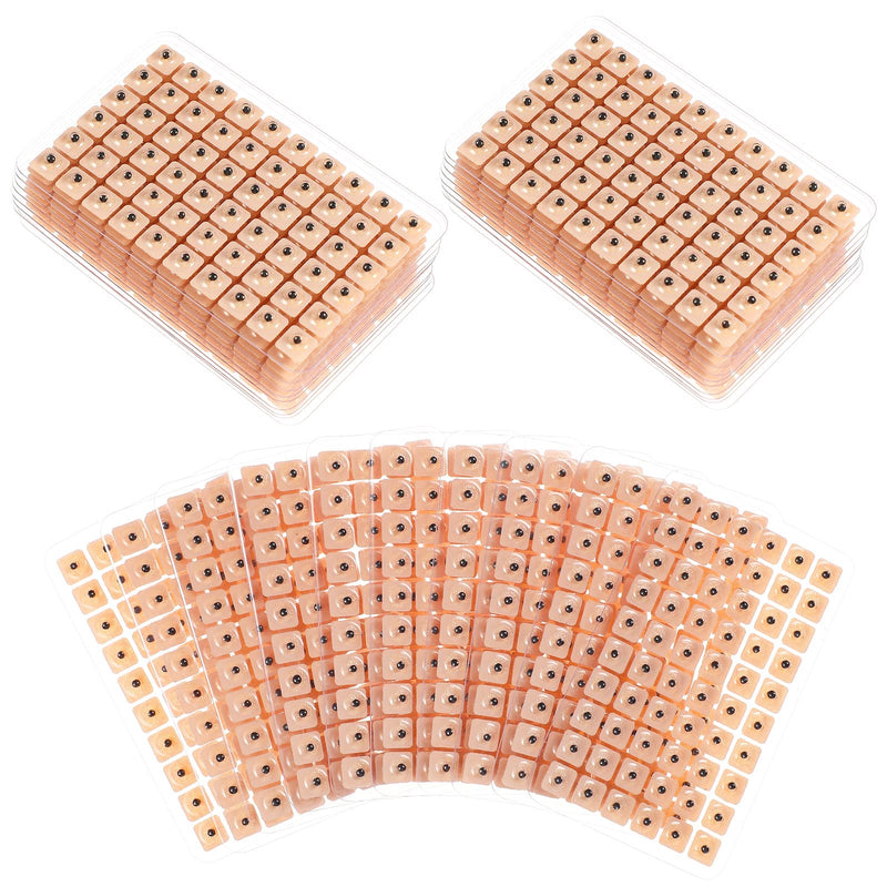 [Australia] - ROSENICE 600 Counts Acupuncture Vaccaria Ear Seeds Disposable Ear Press Seeds Multi-Condition Ear Seed Acupressure Kit (10 Sheets) 