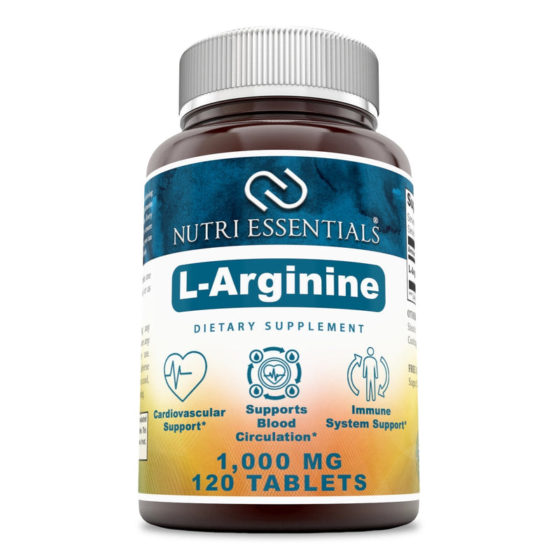 [Australia] - L-Arginine 1000 Mg 120 Tablets Dietary Supplement - Supports Cardiovascular Health - Supports Immune System Functions - Promotes Blood Circulation 