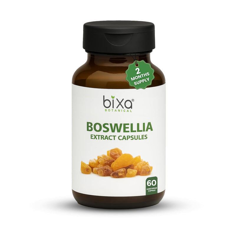 [Australia] - bixa BOTANICAL Boswellia Serrata Extract Pure Premium Quality 65% Boswellic Acid | Ayurvedic Natural Herbal Supplement | (450 Mg 60 Veg Capsules) 