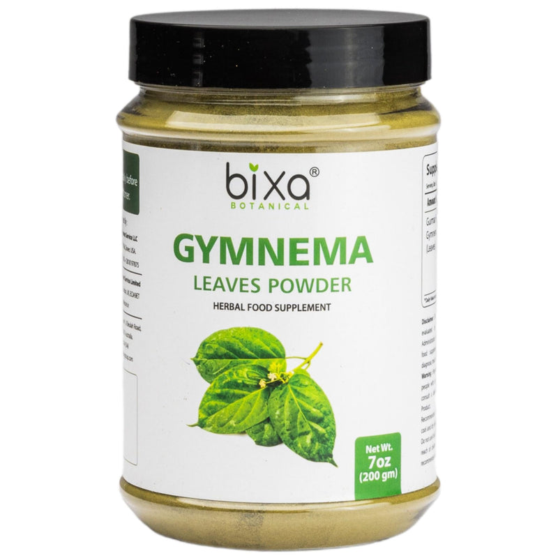 [Australia] - bixa BOTANICAL Gymnema Leaf Powder (Gudmar, Shardunika) 7 Oz/ 200 GRM | Digestive Stimulant | Natural Herbal Supplement 7 Ounce (Pack of 1) 