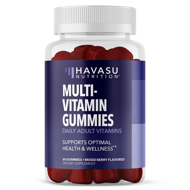 Multivitamin Gummies for Adults, Mixed Berry, 60 Count, 30 Day Supply | Multivitamin Gummies for Men and Women with Vitamins and Minerals Zinc, Vitamin C, Vitamin D, Daily Defense, 30 Servings