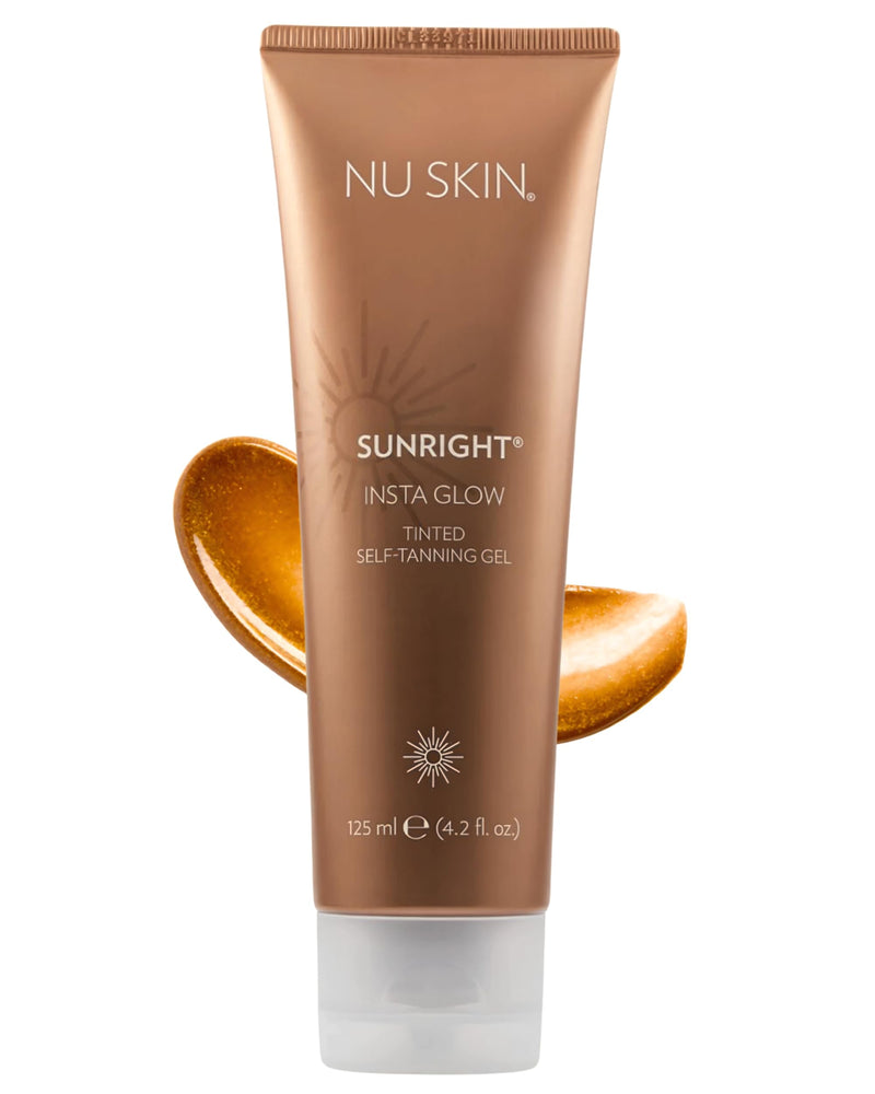 [Australia] - Nu Skin Sunright Insta Glow Self Tanner Gel | 4.2 oz | Summer Tan | Face & Body Bronzer | Beauty & Skin Care | Vitamin E & Avocado Oil & Amino Acids 4.2 Fl Oz (Pack of 1) 