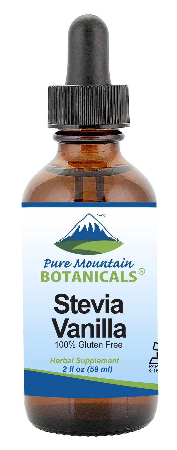 [Australia] - Vanilla Stevia Liquid Drops Flavored with Natural Sweet Vanilla - Alcohol Free & Kosher - 2oz Glass Bottle 2 Fl Oz (Pack of 1) 