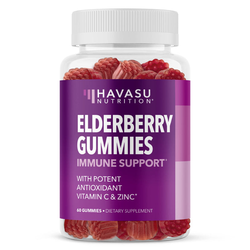 [Australia] - Sambucus Elderberry Gummies for Adults | Immune Support Gummies with Elderberry, Vitamin C and Zinc | Sambucus Elderberry Immune Support with Elderberry Extract | Berry-Flavored Gummies | Month Supply 60 Count (Pack of 1) 