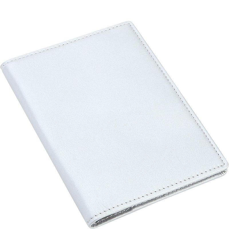 Royce Leather RFID Blocking Passport 5.62 x 4 0.25 Silver
