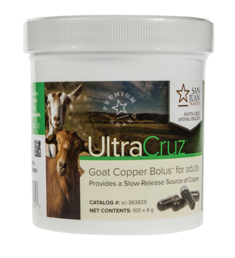 UltraCruz - sc-363825 Goat Copper Bolus Supplement for Adult Goats, 100 Count X 4 Grams - PawsPlanet Australia