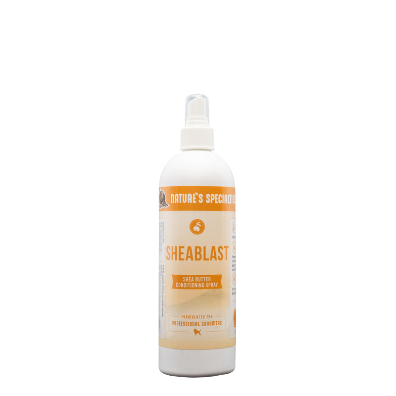 Nature's Specialties SheaBlast Conditioning Spray for Dogs Cats, Non-Toxic Biodegradeable, Promotes Hair Growth, Made in USA, 16 oz - PawsPlanet Australia
