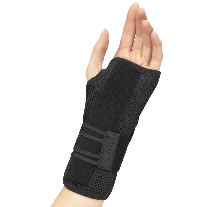 [Australia] - OTC Wrist Brace, Adjustable Thumb Strap Support for Hand Pain Relief, Black (Left Hand), Medium 