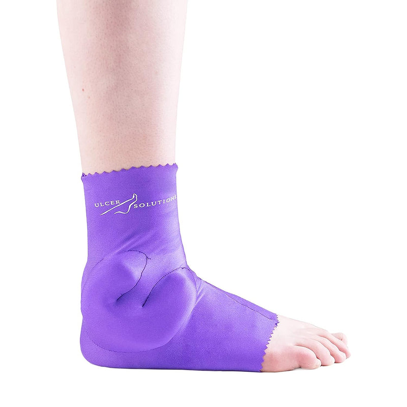 [Australia] - Ulcer Solutions Ankle Keeper, Ankle Protector for Pressure Sores, Lightweight, Stretchable Ankle Pillow, Enhanced Ankle Pads for Better Comfort and Mobility, Medium, 7.5 to 9.5 inches 