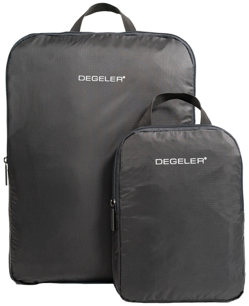 DEGELER® Compression Bag – water-resistant Travel Packing Organizer | Packing Cubes with compression for carry-on luggage Double-Set