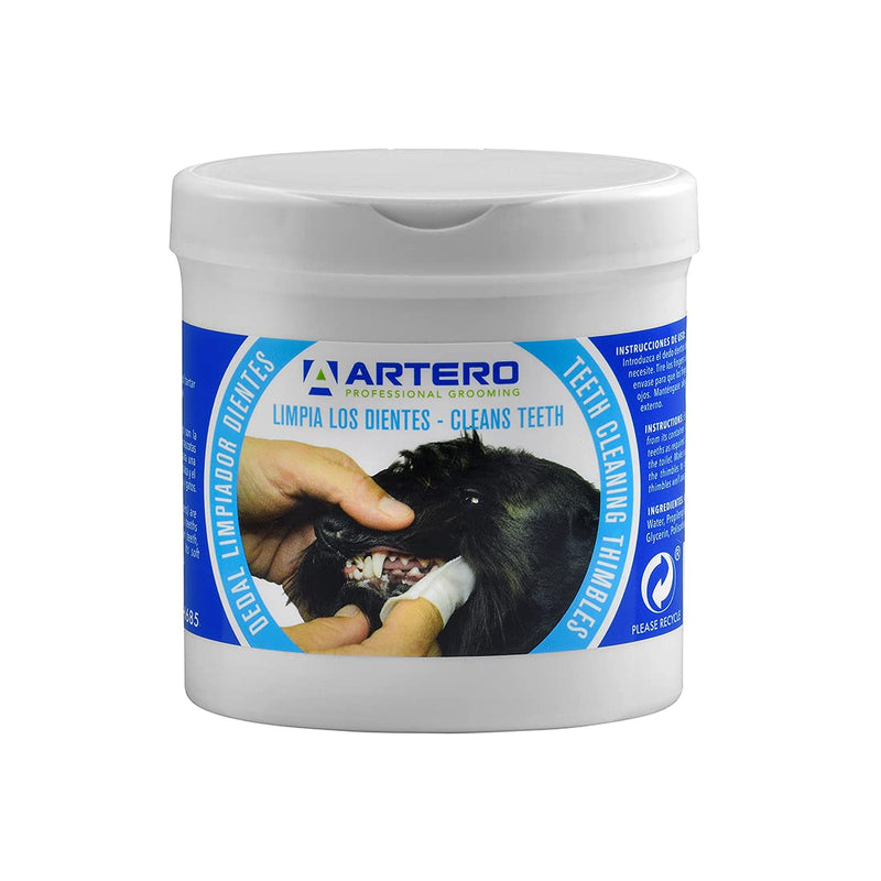 ARTERO Disposable Teeth Cleaning Wipes for Dogs and Cats - 50 Wipes - PawsPlanet Australia