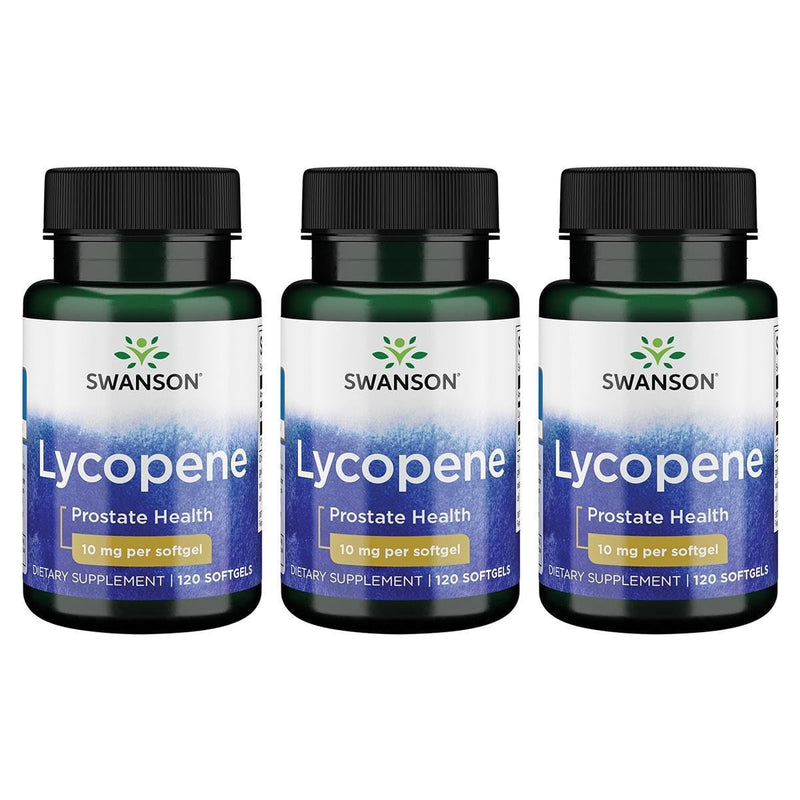[Australia] - Swanson Lycopene 10 mg 120 Sgels (3 Pack) 
