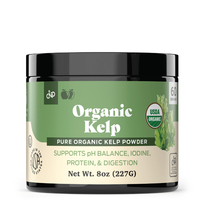 [Australia] - Organic Kelp Powder Supplement - Bulk Raw, Dry, Pure Sea Kelp Seaweed Powder 8oz 75 Serving Thyroid, Iodine, & Digestion 