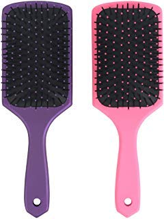 [Australia] - Mantello Detangling Paddle Brush for Curly and Thick Hair (2 PACK) 