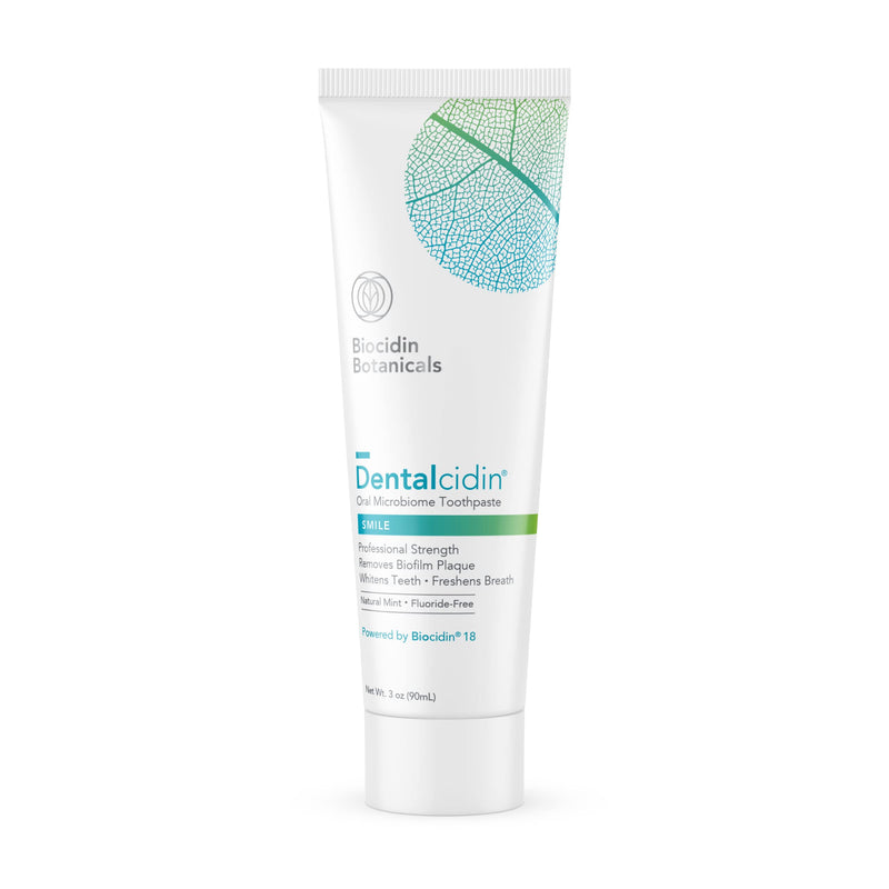 [Australia] - Biocidin Dentalcidin Fluoride Free Teeth Whitening Toothpaste for Adults - Plant-Based Toothpaste - Promote a Healthy Oral Microbiome, Remove Biofilm Plaque (3 Oz) Dentalcidin Toothpaste 