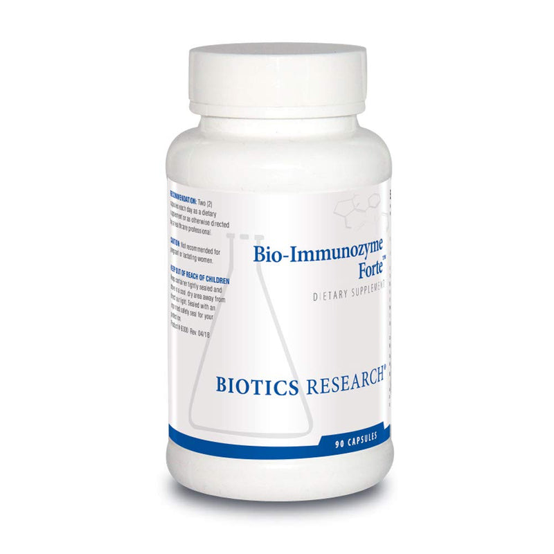 BIOTICS RESEARCH Bio Immunozyme Forte Multivitamin/Mineral 90 Capsules | Healthy Immune Function, Cayenne Pepper, Lactobacillus acidophilus, Botanicals, Probiotics, Amino Acids 90 Count (Pack of 1)