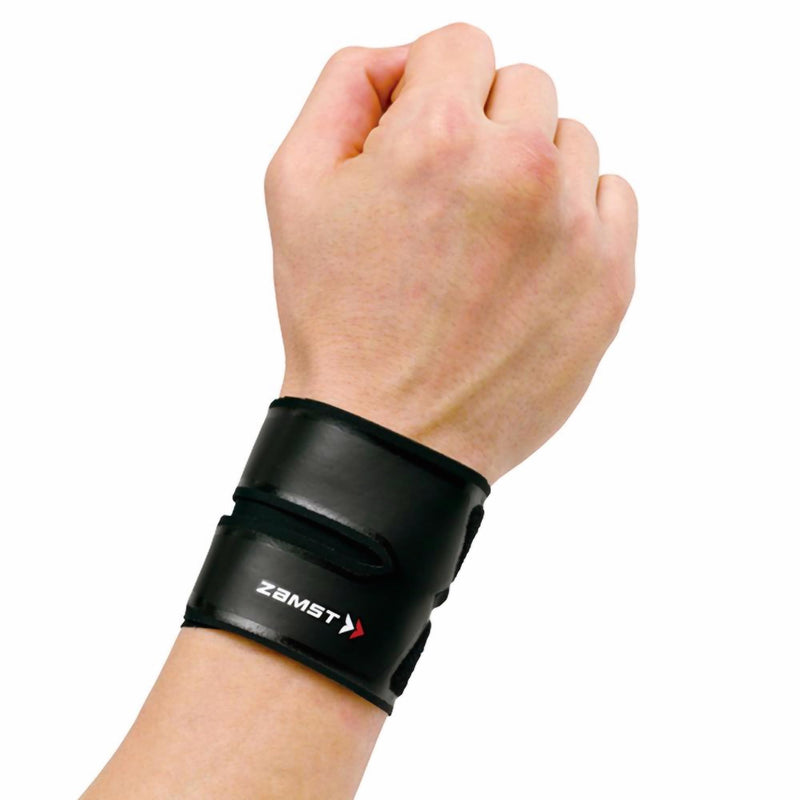 [Australia] - Zamst Filmista Wrist Band Unisex Adult Wrist Guard, Black, Size: M (Manufacturer's Size: M) Medium 