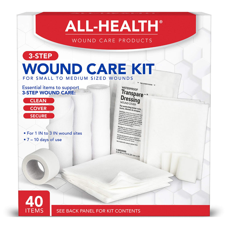 [Australia] - All Health Wound Care Kit, 40 Items | For Small to Medium Sized Wounds 
