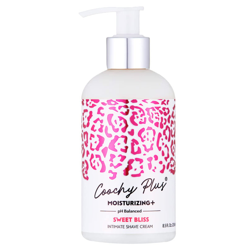IntiMD Coochy Plus Intimate Shaving Cream SWEET BLISS For Pubic, Bikini Line, Armpit - Rash-Free With Patent-Pending MOISTURIZING+ Formula, Prevents Razor Burns & Bumps, In-Grown Hairs 8.5oz (1-Pack) Sweet Bliss 1-Pack