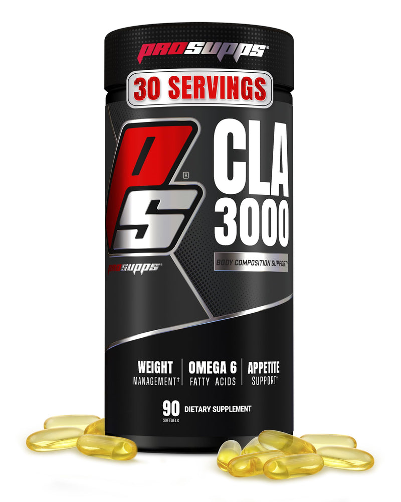 [Australia] - PROSUPPS CLA 3000 Lean Body Composition Support - Stim-Free Conjugated Linoleic Acid Workout Supplement for Weight Management & Appetite Support with Omega 6 Fatty Acid - Gym & Fitness - 90 Softgels 
