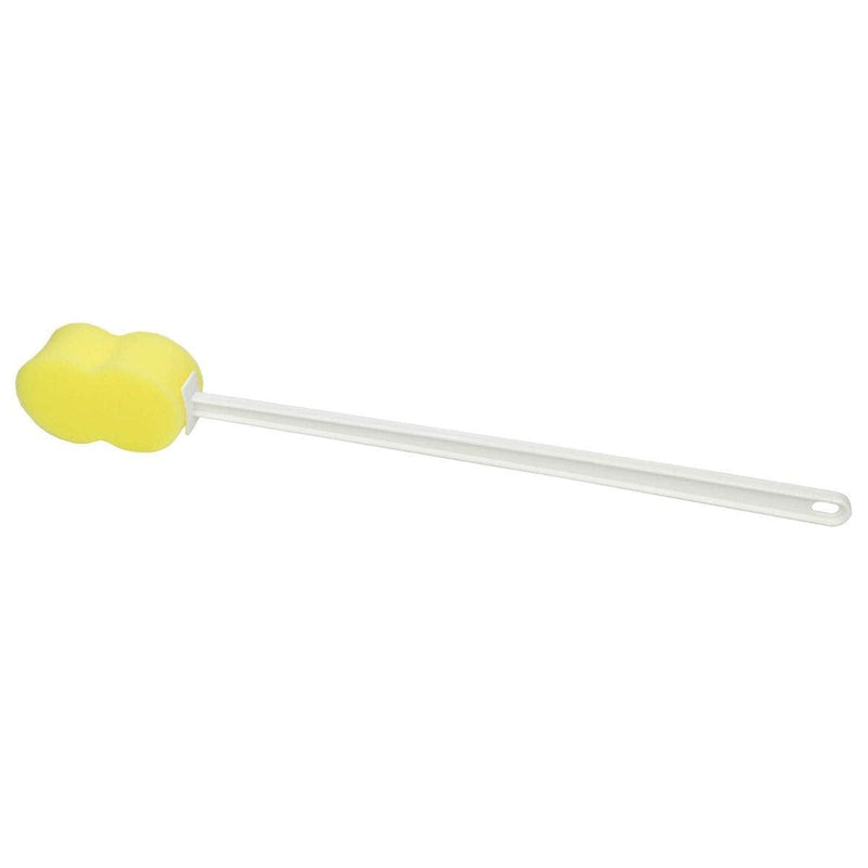 [Australia] - Sammons Preston Long Scrub Sponges, 22.5" Long Handled Washer and Scrubber Tool with Polyfoam Contour Sponge, Bath and Shower Cleaning Aid, Extended Reacher for Limited Range of Motion 