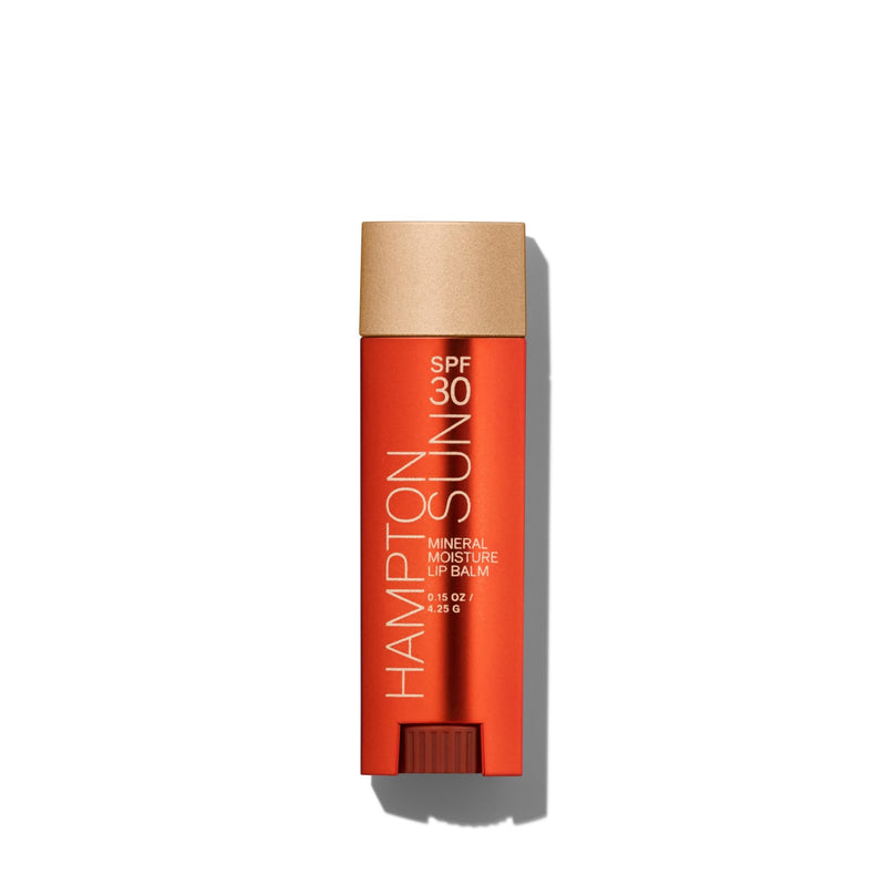 Hampton Sun SPF 30 Mineral Sport Sunscreen Lip Balm | Daily Deep Moisture Broad Spectrum Lip Balm | Antioxidant Blend of Vitamin E, Jojoba Oil, Argan Oil + Sweet Almond Oil for Smoothing Fine Lines