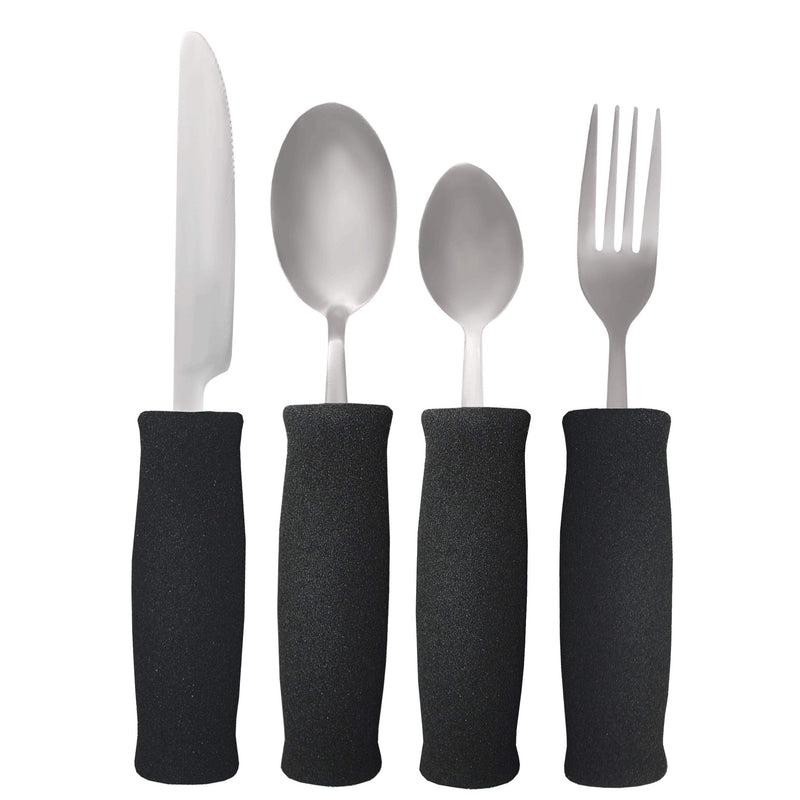 [Australia] - Rehabilitation Advantage Lightweight Utensil Set with Soft Foam Handles 