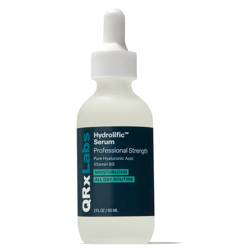 QRxLabs Hyaluronic Acid Serum - Hydration Serum for Face Anti Aging with Vitamin B5 - Face Hydration & Elasticity Boost - Essential Facial Care Formula - 2 Fl Oz, Pack of 1 Hydrolific Serum