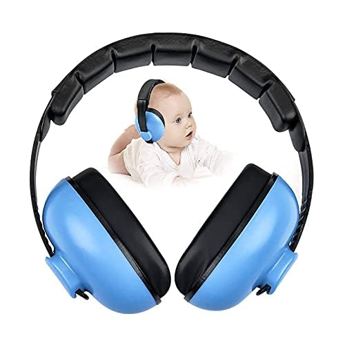 [Australia] - Noise Cancelling Headphones for Kids, Babies Ear Protection Earmuffs Noise Reduction for 0-3 Years Babies, Toddlers, Infant (Blue) Blue 