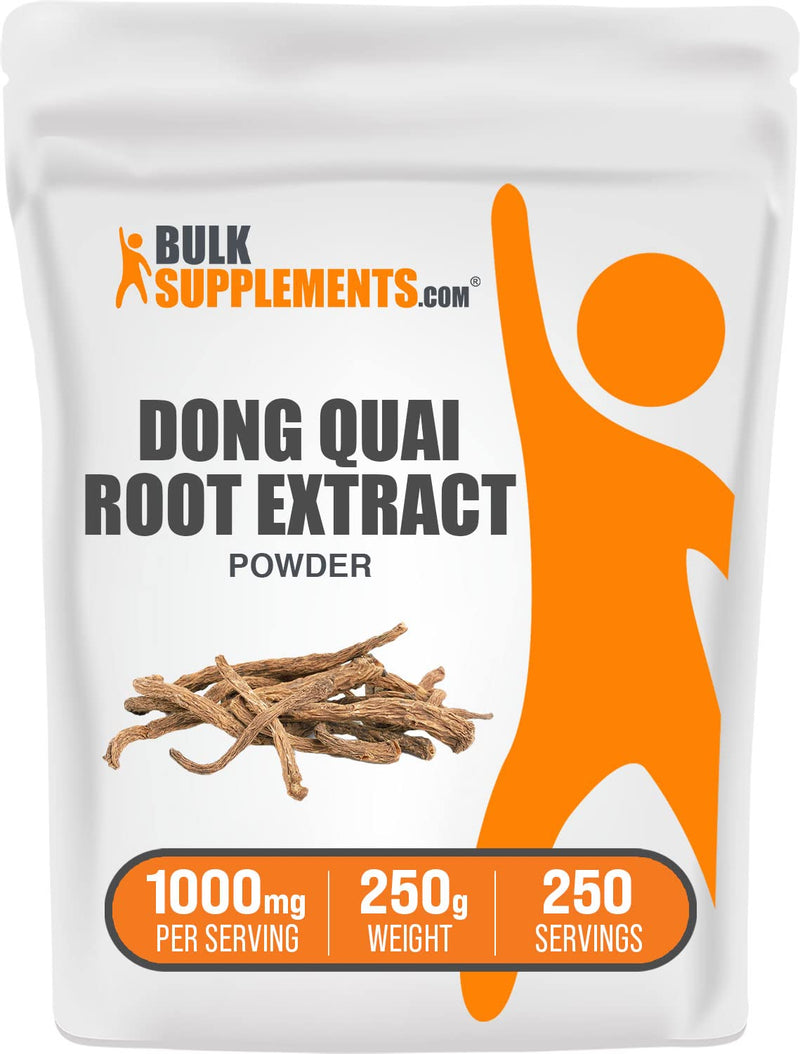 [Australia] - BulkSupplements.com Dong Quai Root Extract Powder - Angelica Root Powder, Dong Quai Herbal Supplements - Vegan & Gluten Free, 1000mg per Serving, 250g (8.8 oz) (Pack of 1) 8.82 Ounce (Pack of 1) 
