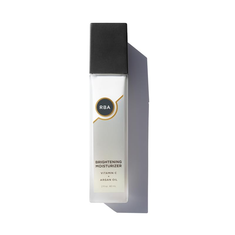 RBA Skincare's Brightening Vegan Moisturizer to Reduce Dark Spots - Daily Lightweight Face Moisturizer with Shea Butter and Vitamin C - Restorative Anti-Aging Day and Night Cream | 2 fl oz Brightening Moisturizer