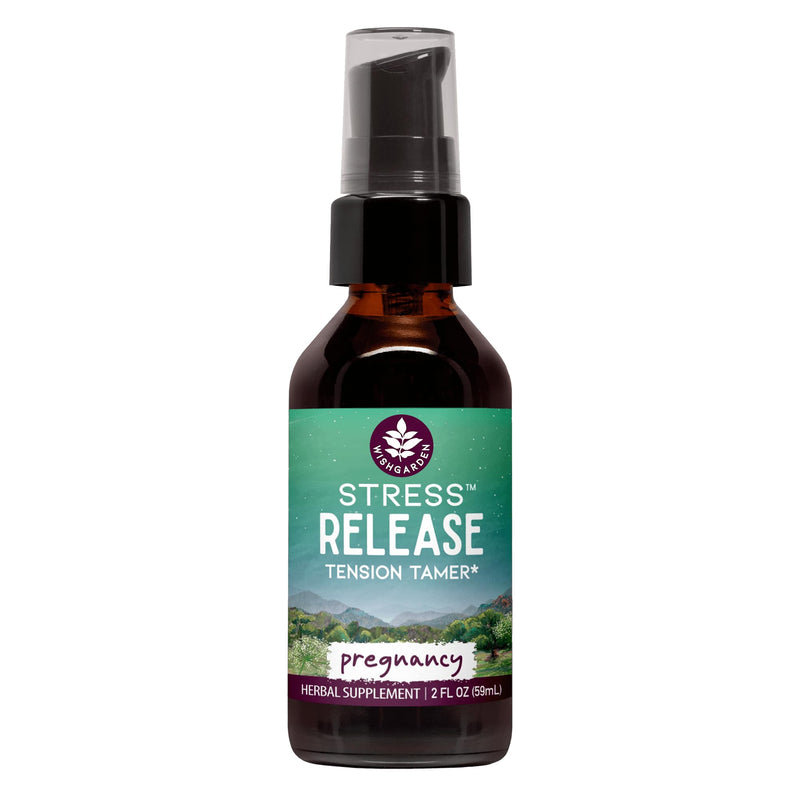 [Australia] - WishGarden Herbs Stress Release for Pregnancy - Natural Herbal Stress Relief Supplement with Lemon Balm & Chamomile, Adrenal Support for Pregnancy and Postpartum Promotes Relaxation and Calm, 2oz 2 Fl Oz (Pack of 1) 