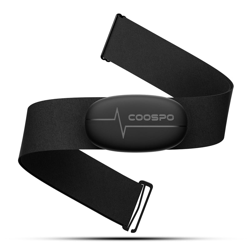 [Australia] - COOSPO Heart Rate Monitor Chest Strap, Bluetooth ANT+ Heart Rate Monitor Chest Sensor with 400H Battery, HRM Works with Strava/Wahoo Fitness/Polar Beat/Peloton/DDP Yoga App 