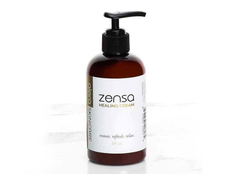 [Australia] - Zensa Healing Cream | Natural Topical Lotion and Moisturizer for Dry Skin | Tattoo, Microblading and Waxing Aftercare | 8 Ounce 