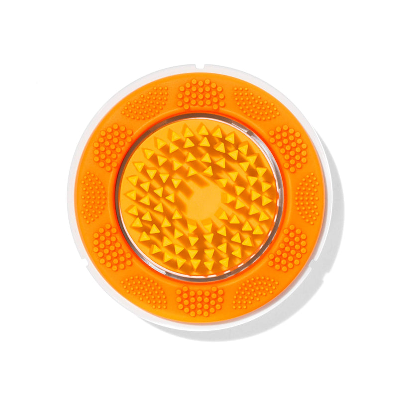 Clarisonic Sonic Face Exfoliator Cleansing Brush Head | Gentle Exfoliating Brush to Brighten Skin | Suitable for Sensitive Skin Orange Facial Brush Head