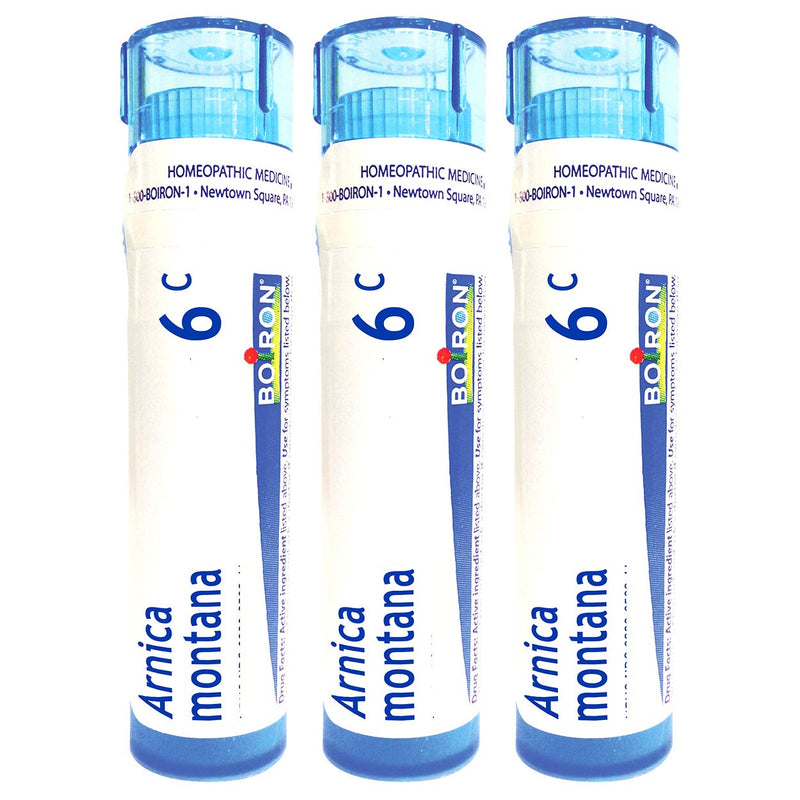 [Australia] - Boiron Arnica Montana 6c Homeopathic Medicine for Muscle Pain and Stiffness - Pack of 3 (240 Pellets) 80 Count (Pack of 3) 