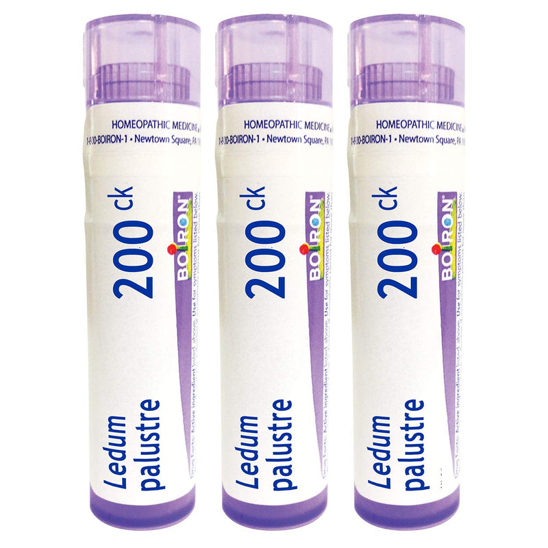 [Australia] - Boiron Ledum Palustre 200ck Homeopathic Medicine for Insect Bites or Bruising - 80 Count (Pack of 3) 80 Count (Pack of 3) 